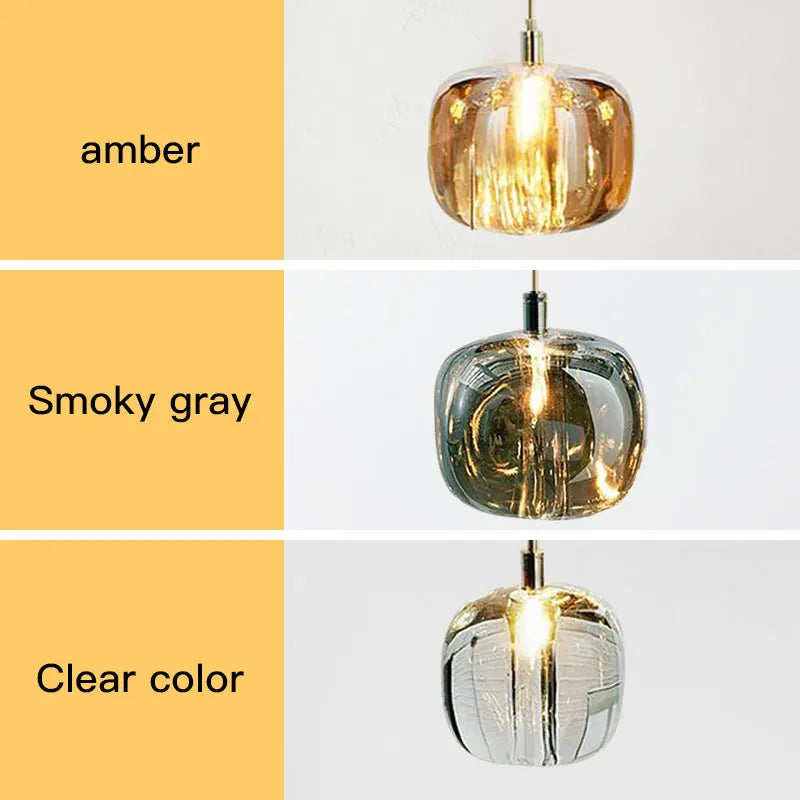 Crystal LED Chandelier: Modern Living Room Suspension Light for Home Decoration