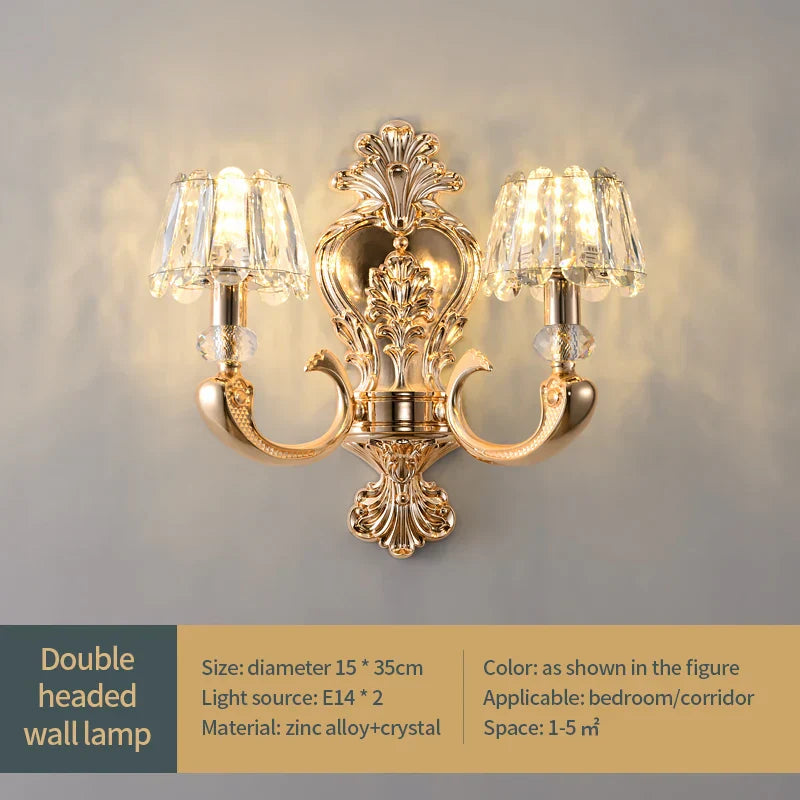 Crystal Luxury Chandelier: Elegant European Atmosphere Lighting for Living Room, Bedroom, and Restaurant