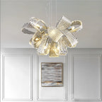 Luxury Glass Pendant Chandelier - Modern Minimalist Living Room Lighting Fixtures