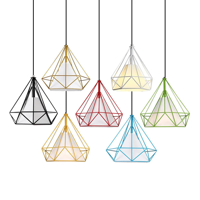 Vintage Loft Pendant Light Fixture for Kitchen Living Bedroom Home E27 LED