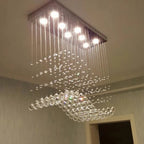 Crystal Chandelier LED Pendant Light for Living Room, Cafe, Office, Home
