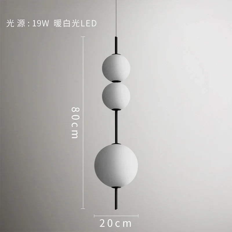 Gourd Pendant Light: Modern Glass Decor for Restaurant, Bedroom, Kitchen, Dining Room