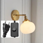Glass Ball Wall Sconce Modern Wandlamp Stair Light for Bedroom Bathroom Mirror