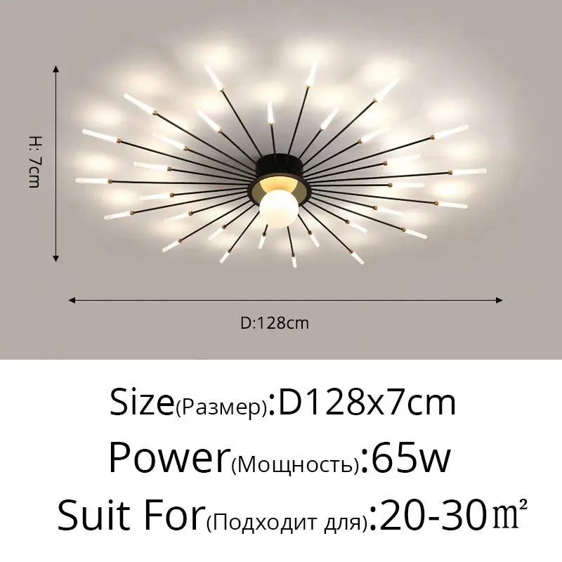 LED Chandelier Lights - Modern Indoor Lighting for Living Room, Kids Room, Bedroom