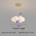 Bubble Ball LED Pendant Lights: Modern Chandelier for Living Dining Bedroom Office Decor