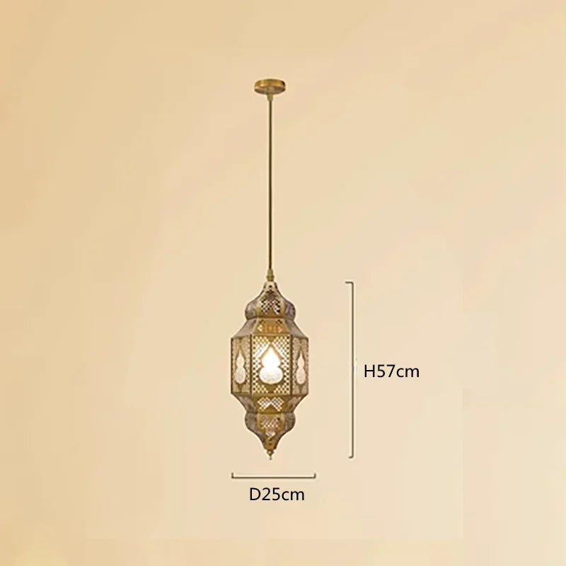 Turkish Pendant Lamp: LED Morocco Lighting for Restaurant, Bar, and Hallway