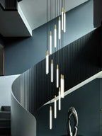 Modern LED Chandelier Pendant Light for Loft Staircase Lighting