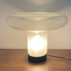 Glass LED Table Lamp: Stylish Lighting for Living Room, Bedroom & Study