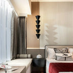 Tapered Cone Pendant Lamp - Modern Bedroom Chandelier for Stylish Corridor and Living Room