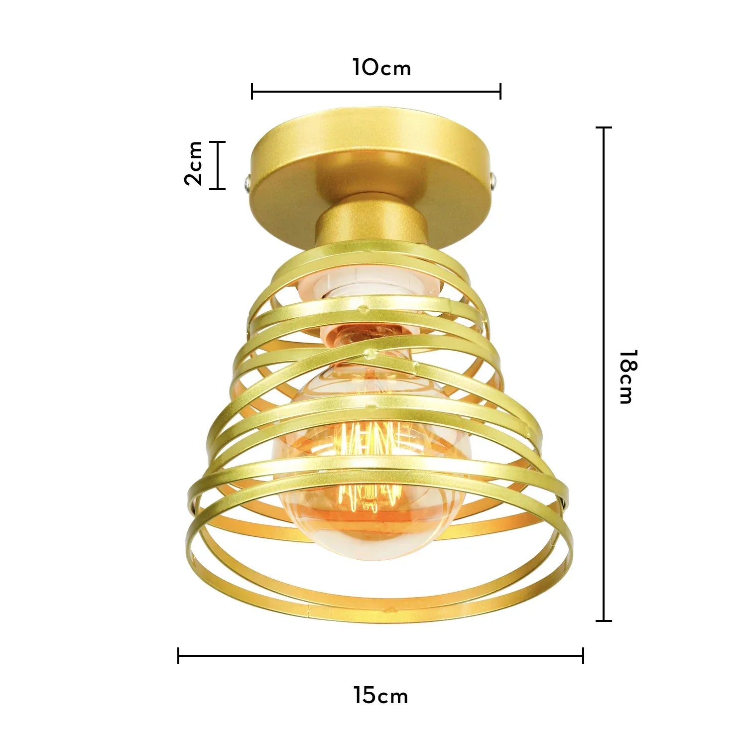 Modern LED Spiral Swirl Pendant Lamp Shade Chandelier for Living Room