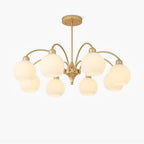 Sculptural Glass Chandelier