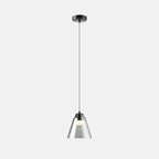 Sculptural Glass Pendant Lamp
