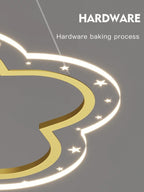 Starry Sky Kids Chandelier Light for Bedroom Study Room Decoration