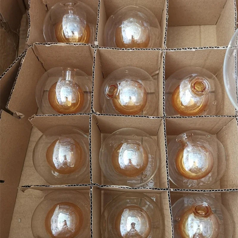 Transparent Frosted Magic Bean Glass Ball Pendant Light for Indoor Lamps