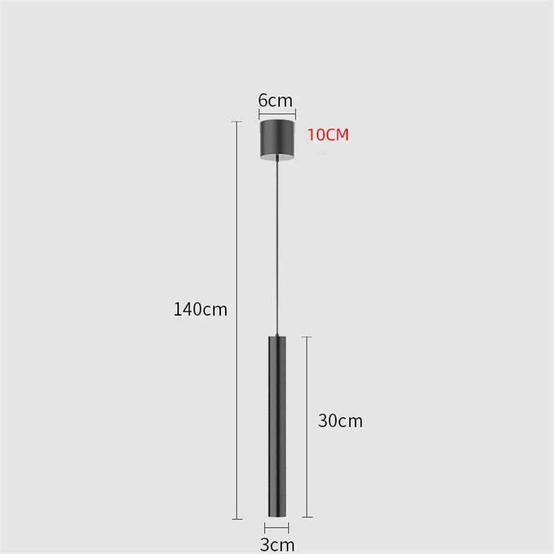 Modern Minimalist LED Pendant Lights for Living Room and Bedside