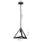 Modern Industrial Cage Pendant Light Fixture for Home Kitchen Island Decor
