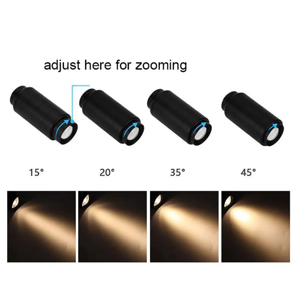 Adjustable Beam LED Ceiling Lamp with Multi-Angle Track Lighting