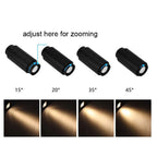 Adjustable Beam LED Ceiling Lamp with Multi-Angle Track Lighting