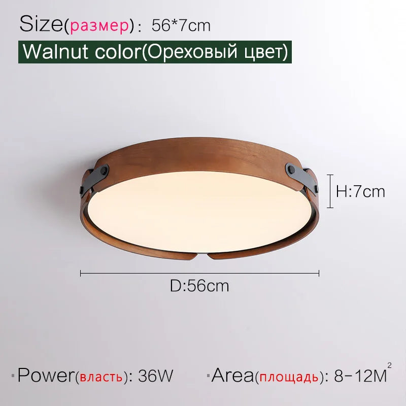 Modern Minimalist Round Ceiling Lights LED Living Room Lamp