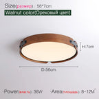 Modern Minimalist Round Ceiling Lights LED Living Room Lamp