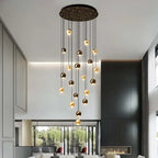 Gold Ball Crystal Chandelier | Modern Art Decor Lighting Fixture