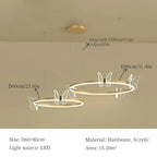 LED Butterfly Chandelier Pendant Light for Modern Living Room