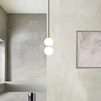 Glass Ball Pendant Light for Duplex Stairwells, Living Room, Bedroom, and Staircase Decor