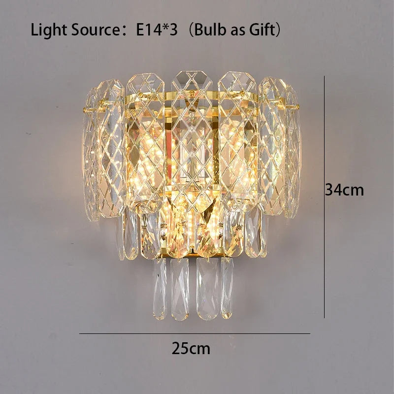 Crystal LED Ceiling Chandelier: Modern Dimmable Lighting Fixture for Stylish Home Decor