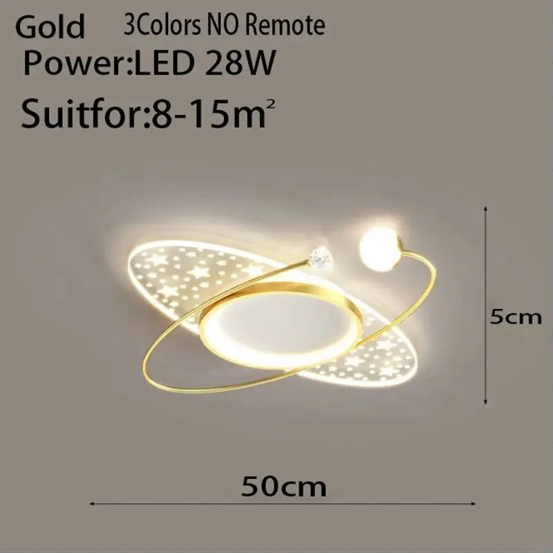 Luxury LED Ceiling Chandelier for Modern Bedroom & Living Room