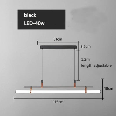Glass Belt Chandelier: Modern Indoor Restaurant & Office LED Light