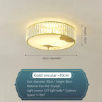 Crystal Chinese Style Ceiling Light for Living Room and Bedroom