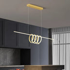 Spiral Aluminum LED Chandeliers by - Modern Design for Dining Room, Bedroom, Kitchen