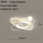 Luxury LED Ceiling Chandelier for Modern Bedroom & Living Room