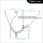 Necklace Pendant Light | Luxury Glass Ball Chandelier for Home