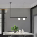 Linear Minimalist Chandelier Pendant Light for Living Room, Dining Table Ceiling Decor
