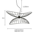 Nordic Iron Pendant Lights for Kitchen Island, Bedroom, and Dining Room