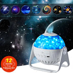 Starry Night Light Projector: 360° Adjustable Galaxy Lamp for Bedroom, Home, Kids - Ideal Gift