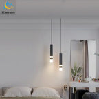 Modern Minimalist LED Cylinder Chandelier for Restaurant, Bar, Living Room, Bedroom