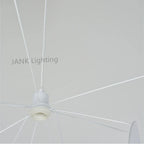 Leaf Grid Chandelier: Designer White Fabric Screen Suspension Lighting for Kitchen Island, Living Room, Bedroom