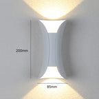 Modern Nordic Aluminum LED Wall Lamp for Living Room Bedroom Bedside Sconce