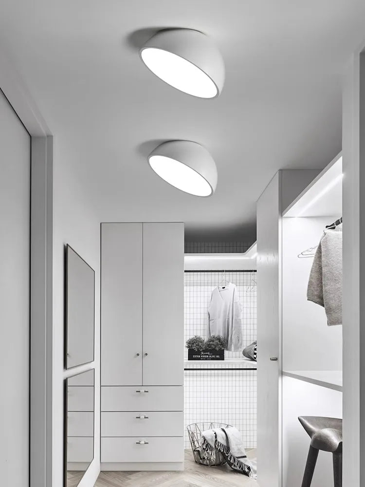 LED Semicircular Ceiling Light for Bedroom, Aisle, Balcony - Modern & Creative Lighting Fixtures