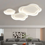 Modern White Round Ceiling Lighting with Remote Control Chandelier