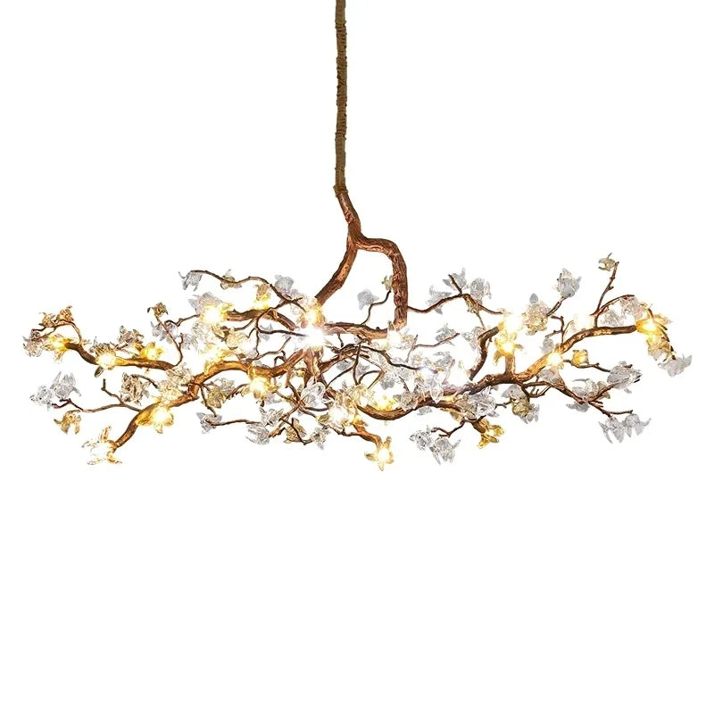 Copper Branch Pendant Chandelier for Luxury Living Room & Restaurant