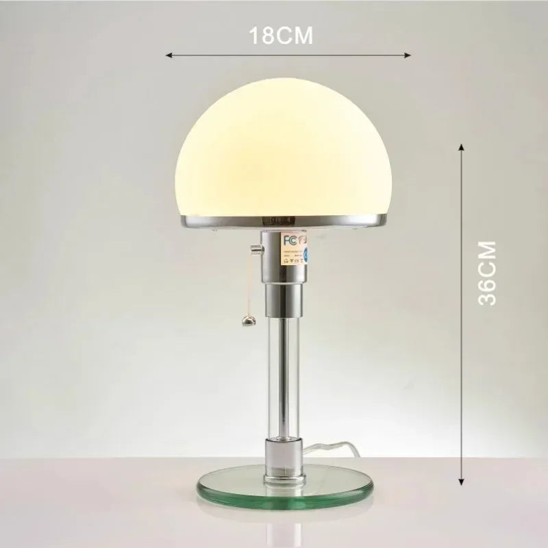 Glass Table Lamp - Modern Nordic Design for Bedroom and Living Room