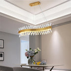 Contemporary LED Crystal Chandelier for Hotel, Wedding, and Living Room