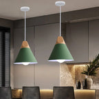 Modern Nordic Aluminum Pendant Lights for Kitchen Living Room, E27 LED Suspension Luminaire