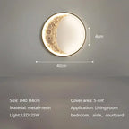 Moon LED Wall Lamp Modern Simple Home Decor Indoor Lighting Sconce