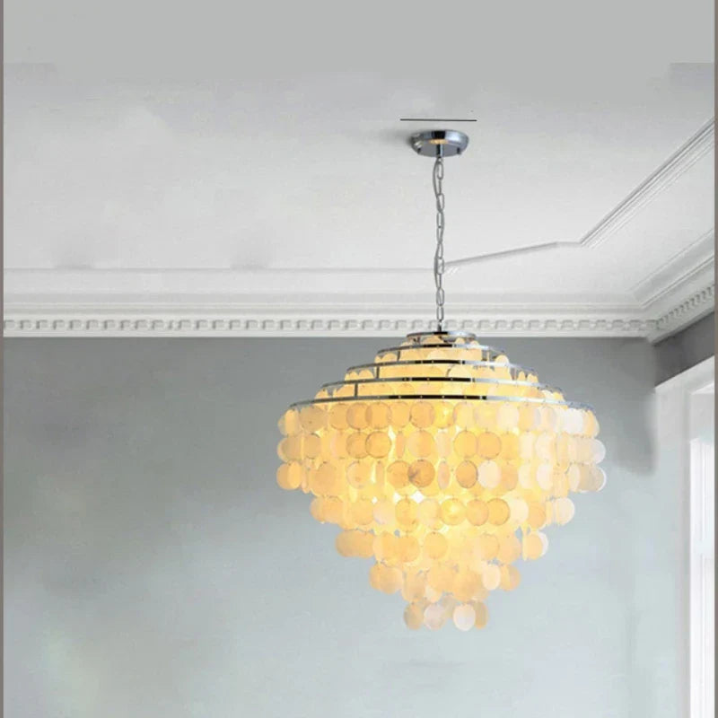 Nordic Shell Wind Chime Chandelier LED Pendant Light