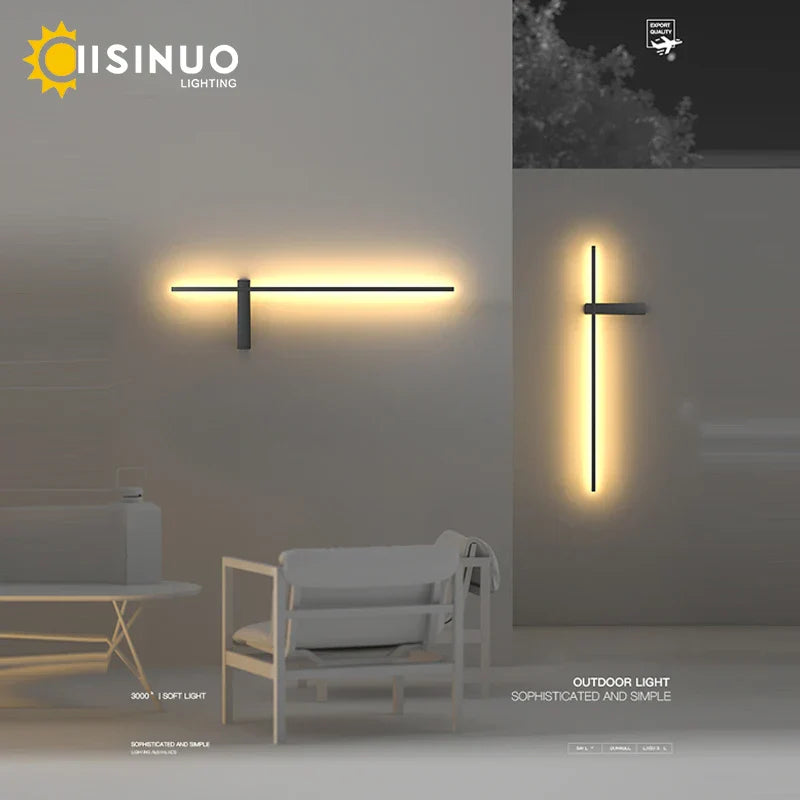 Aluminum Outdoor Wall Sconce IP54 Waterproof Light Fixture for Porch and Patio