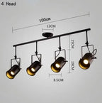 Retro Loft Industrial Spotlight Pendant Light for Kitchen Bar Lighting